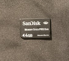San Disk Memory Card Stick 4gb PSP