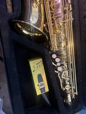 Glory Alto Saxophone with Case and Unopened Mouthpiece Kit. Good Condition.