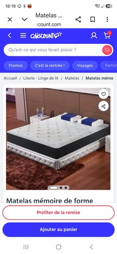Cdiscount matelas mousse - cdiscount, à