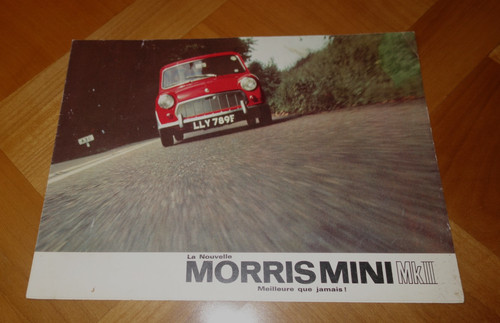 Dépliant morris mini iii - dépliant,