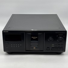 Sony CDP-CX355 300 Disc CD Changer Carousel Jukebox Tested And Works No Remote