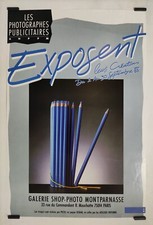 Advertising Photographers Exhibit 1986 Original Poster Photo Exhibition