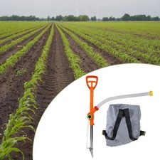 Épandeur manuel en engrais pour manches de diffusion à la radio