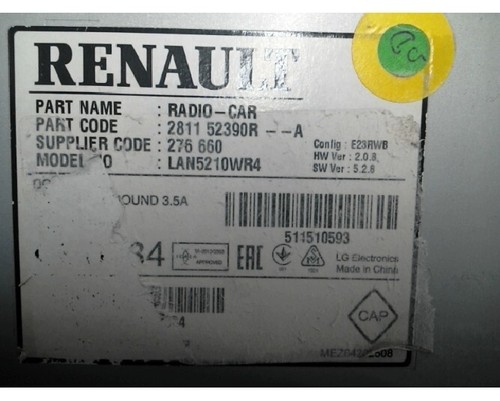 Autoradio recepteur renault - autoradio,