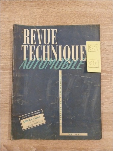 Revue technique simca - revue, 9
