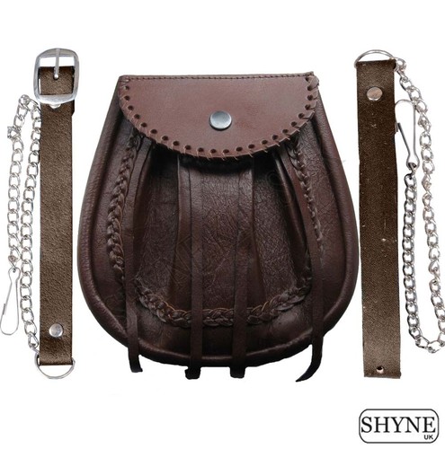 Kilt sporran jacobite cuir - sporran,