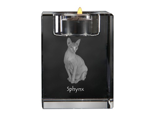 Sphynx porte bougie avec - sphynx, porte-bougie