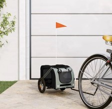 Remorque De Vélo Gris Pour