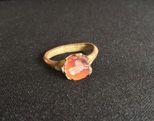 Rare bague à intaille romaine