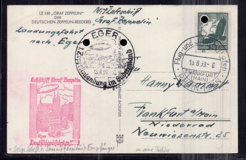 Zeppelin reçu voyages en - dr,
