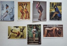 7 carte postale publicitaire pub Dim lingerie femmes