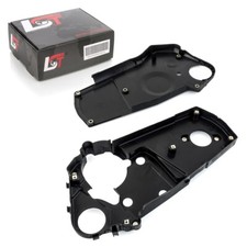 Gear belt cover covers set front rear for Opel Calibra 90411303 90411305