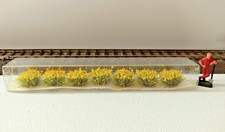7 flowers miniature plant HO yellow for model garden decor diorama 1/87 1:87