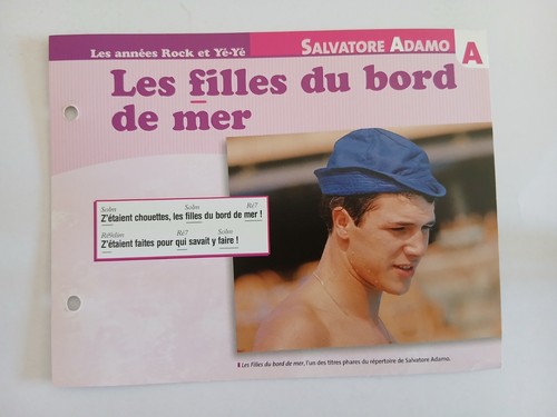 Carte fiche salvatore adamo - carte,