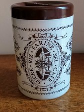 Cylindrical box/pot, spice, plastic, advertising, PERNOD