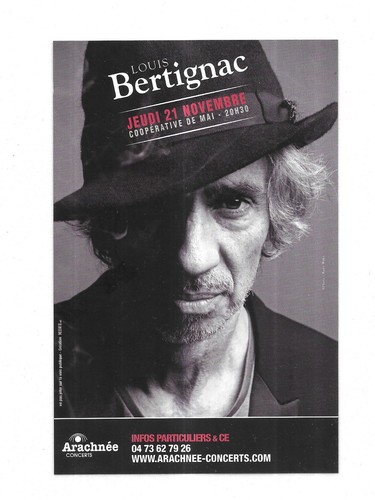 Flyer louis bertignac in - bertignac:,