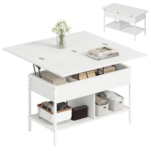 Homcom table basse - table, relevable