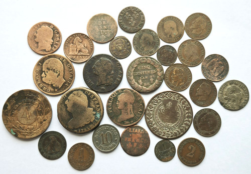 Lot monnaies anciennes europe - lot,