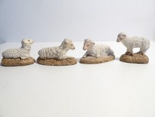 Santons Devineau  -  4 moutons