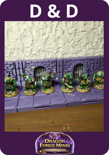 Lot orcs résine - 8,