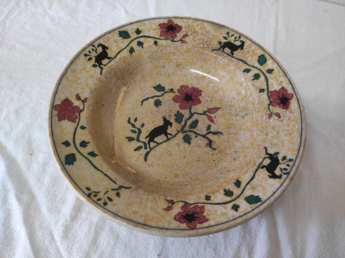 Ancien plat service creux - ancien,