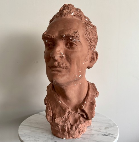 Buste atelier plâtre - d'atelier, en
