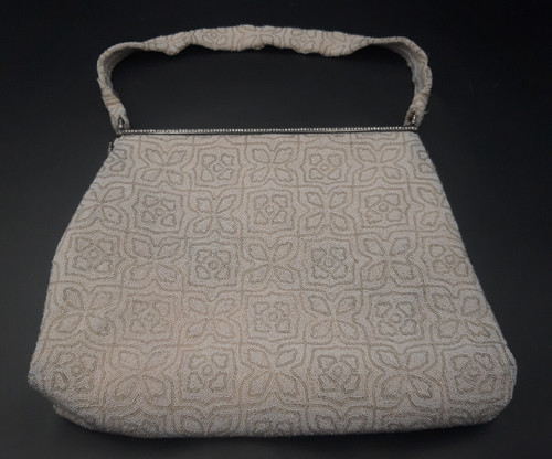 Sac main vintage perlé - sac,
