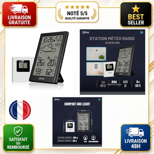Station météo sans fil optus - sans,