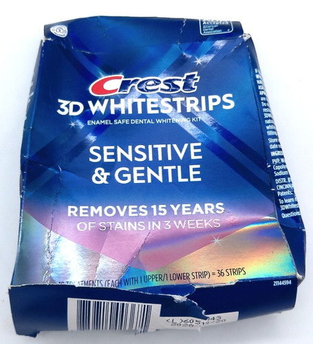 Crest whitestrips sensitive - 3d,