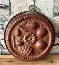 Antique 19th Century Copper Cake/Cake Mold Rustic Country Decor