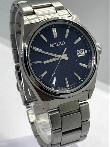 Seiko solar navy men watch - solar,
