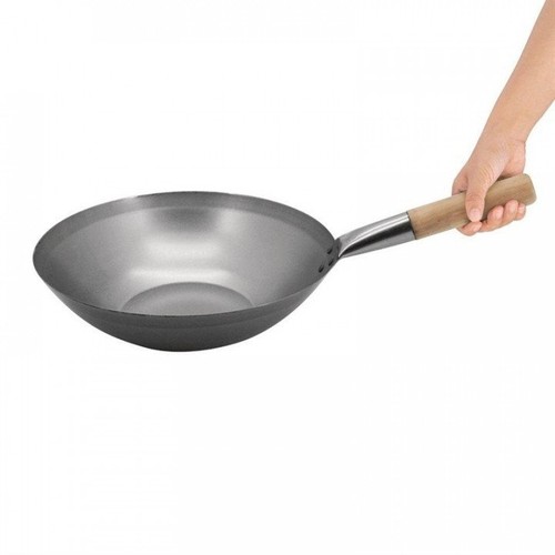 Wok acier doux 330 - acier, (Ø)330
