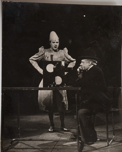Photo argentique france clown - photo,