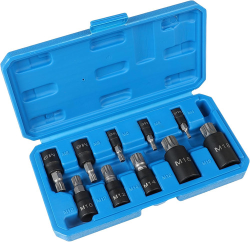 Jeu douilles torx mâles - douilles,