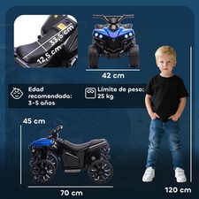 Quad électrique Aiyaplay pour enfants 6 V, Quad pour enfants âgés de 3 à 8, vite