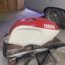 Yamaha Ysr 50 80 Ysr50 Ysr80 1989 Steel Tank White & Red With Cap & Tap