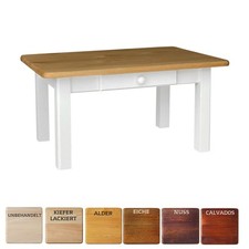 Table basse café pin