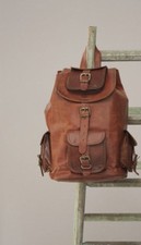 20 po Grand Sac à Dos En Cuir