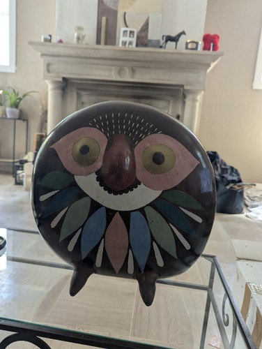 Sculpture céramique hibou - sculpture,