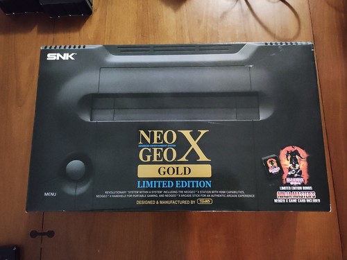 Snk neo geo gold - x, limited