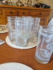 Service à punch, bol et 6