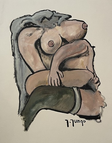Expressionniste gouache jungo - expressionniste,