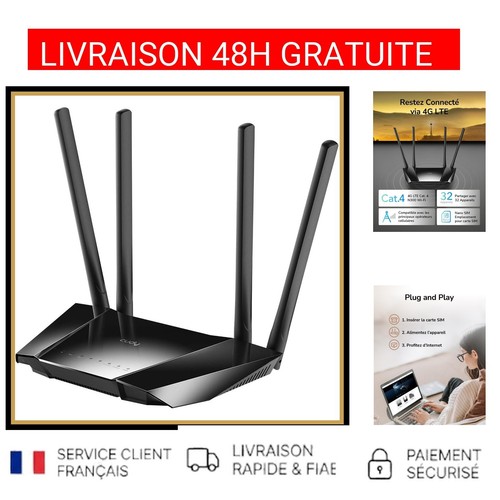 Routeur lte wifi cudy - lte, lt400