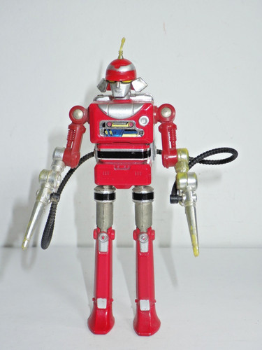 Robot pompier vintage popy - robot,