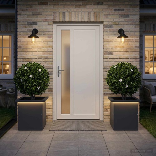 Jardinière jardin avec - jardinière, de