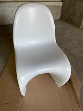 4 Chaises en S inspiré Panton design finition blanc mat neuf