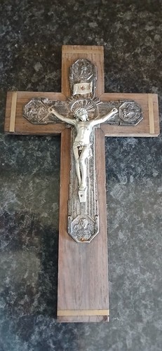 Crucifix ancien lourdes - crucifix,