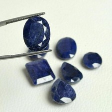 100 Ct./6 Pcs Saphir Bleu