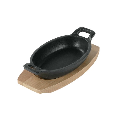 Petite poêle fonte ovale - poêle,