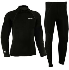 Thermal Motorcycle Base Layer Motorbike Under Suit Sports Shirt Trousers